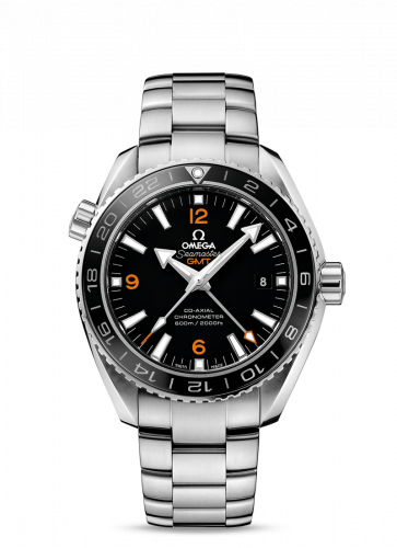 Seamaster Planet Ocean 600M Co-Axial 43.5 GMT Stainless Steel / Orange Numerals / Bracelet