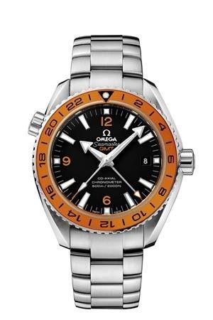 Seamaster Planet Ocean 600M Co-Axial 43.5 GMT Stainless Steel / Orange Numerals / Bracelet