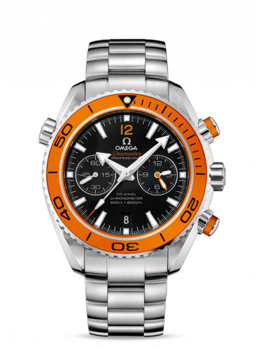 Seamaster Planet Ocean 600M Co-Axial 45.5 Chronograph Stainless Steel / Orange / Bracelet