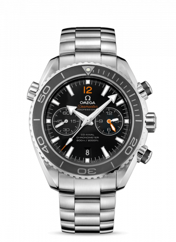 Seamaster Planet Ocean 600M Co-Axial 45.5 Chronograph Stainless Steel / Orange Numerals / Bracelet