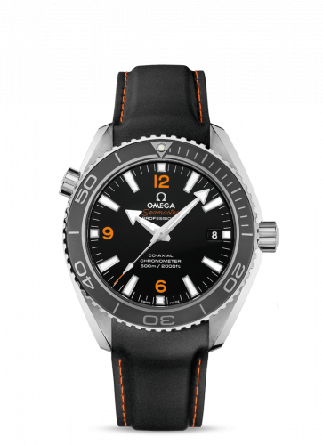 Seamaster Planet Ocean 600M Co-Axial 42 Stainless Steel / Orange Numerals / Rubber