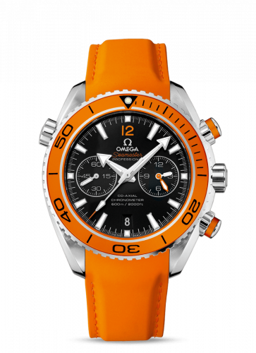 Seamaster Planet Ocean 600M Co-Axial 45.5 Chronograph Stainless Steel / Orange / Rubber