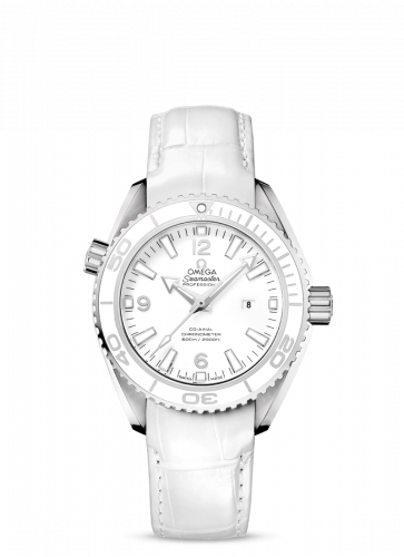 Seamaster Planet Ocean 600M Co-Axial 37.5 Stainless Steel / White / Alligator