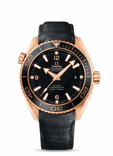 Seamaster Planet Ocean 600M Co-Axial 45.5 Red Gold / Ceragold / Alligator