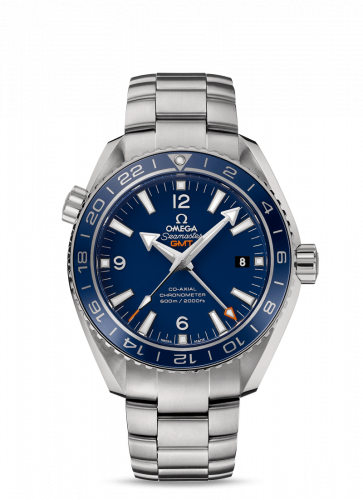 Seamaster Planet Ocean 600M Co-Axial 43.5 GMT Titanium / Blue / Bracelet