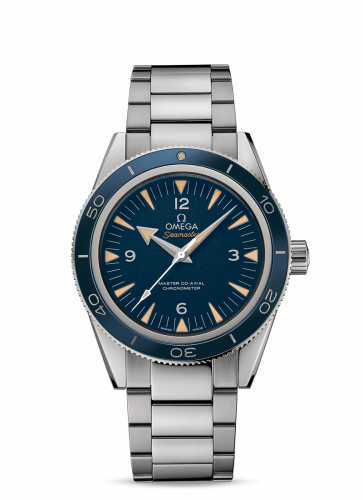Seamaster 300 Master Co-Axial Titanium / Blue / Bracelet