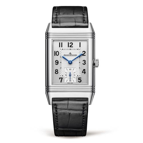 Reverso Classic Medium  Duoface Small Seconds Stainless Steel / Silver