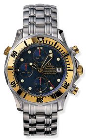 Seamaster Diver 300M Automatic 41.5 Chronograph Stainless Steel / Yellow Gold / Blue / Bracelet
