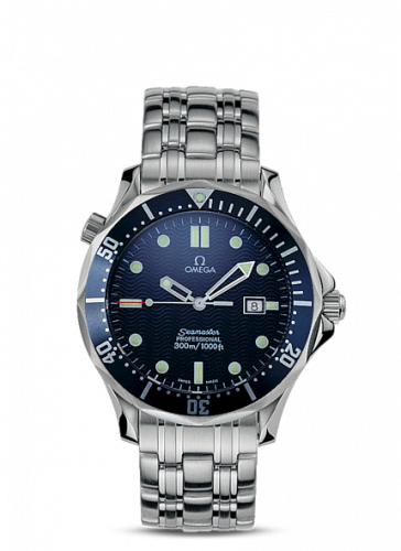 Seamaster Diver 300M Quartz 41 Stainless Steel / Blue / Bracelet / James Bond