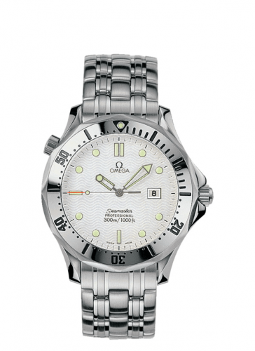 Seamaster Diver 300M Quartz 41 Stainless Steel / White / Bracelet