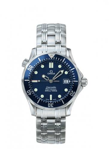 Seamaster Diver 300M Quartz 36.25 Stainless Steel / Blue / Bracelet