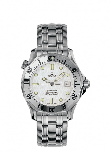 Seamaster Diver 300M Quartz 36.25 Stainless Steel / White / Bracelet