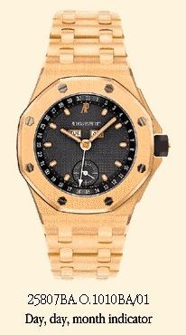 Royal Oak OffShore 25807 Full Calendar Yellow Gold / Blue / Bracelet