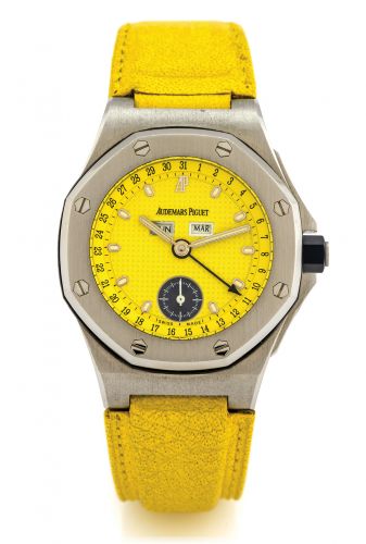 Royal Oak OffShore 25808 Full Calendar Yellow