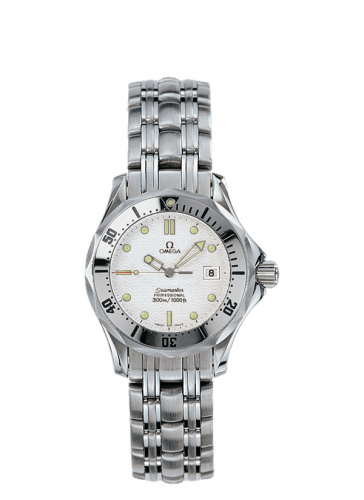 Seamaster Diver 300M Quartz 28 Stainless Steel / White / Bracelet