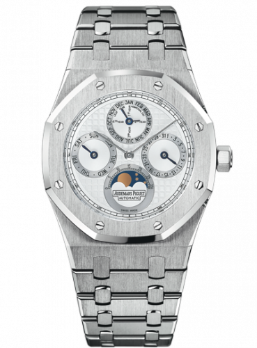 Royal Oak Perpetual Calendar Stainless Steel / Platinum / Silver