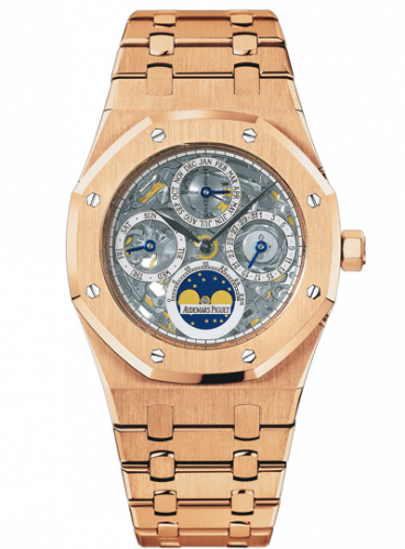 Royal Oak Perpetual Calendar Openworked Pink Gold