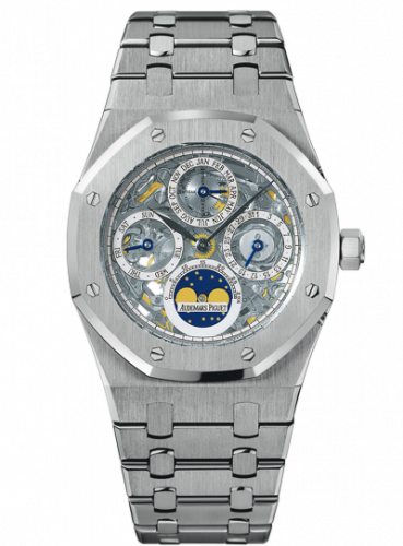 Royal Oak Perpetual Calendar Openworked Platinum