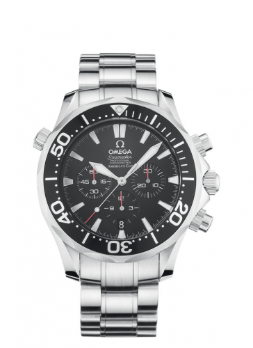 Seamaster Diver 300M Automatic 41.5 Chronograph Stainless Steel / Black / Bracelet / America's Cup