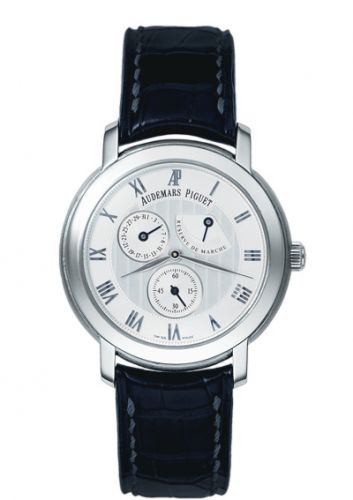 Jules Audemars Small Seconds & Power Reserve White Gold / Silver d'Occasion