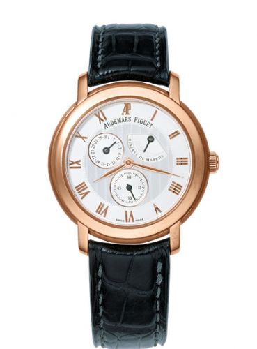Jules Audemars Small Seconds & Power Reserve Pink Gold / Silver d'Occasion