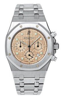 Royal Oak 25960 Chronograph White Gold / Salmon