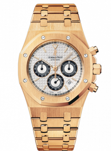 Royal Oak 25960 Chronograph Pink Gold / Silver