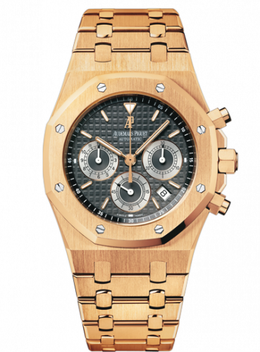 Royal Oak 25960 Chronograph Pink Gold / Brown