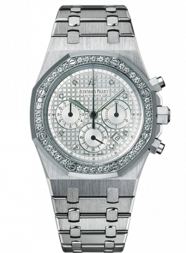 Royal Oak Chronograph 39 White Gold / Silver / Diamond
