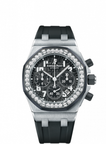 Royal Oak OffShore 26048 Lady Chronograph Stainless Steel / Black