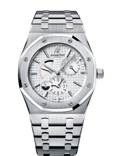 Royal Oak Dual Time Stainless Steel / Silver