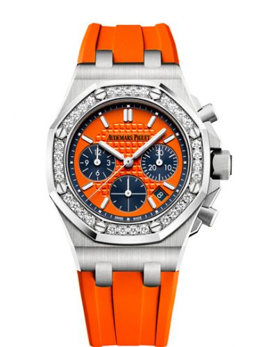 Royal Oak OffShore 26231 Lady Chronograph Stainless Steel / Zest / Diamond