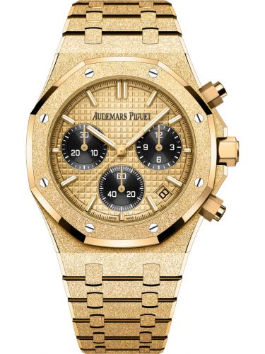 Royal Oak Chronograph 41 Frosted Yellow Gold / Champagne / Japan d'Occasion