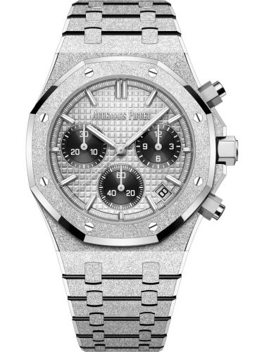 Royal Oak Chronograph 41 Frosted White Gold / Grey / Japan d'Occasion