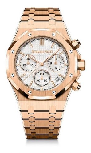 Royal Oak Chronograph 41 Pink Gold / Silver