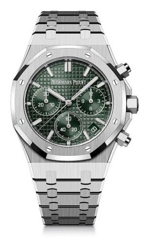 Royal Oak Chronograph 41 Stainless Steel / Green