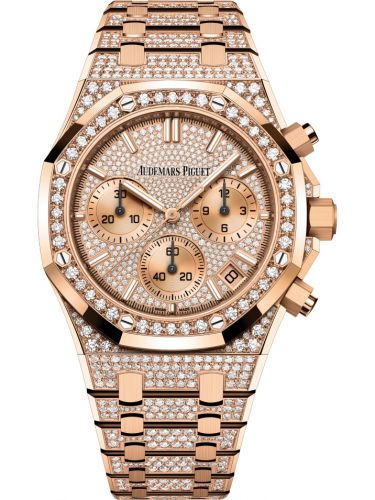 Royal Oak Chronograph 41 Pink Gold / Diamond d'Occasion