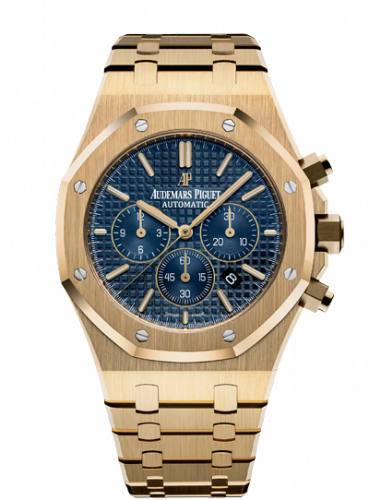 Royal Oak Chronograph 41 Yellow Gold / Blue