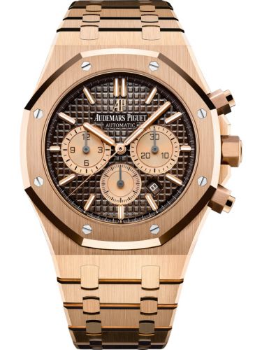 Royal Oak Chronograph 41 Pink Gold / Brown