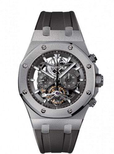 Royal Oak 26347 Tourbillon Chronograph Openworked Titanium / Boutique Edition