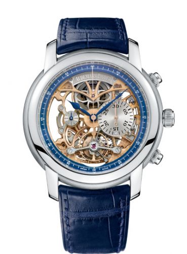 Jules Audemars 26353 Tourbillon Chronograph Platinum / Openworked d'Occasion
