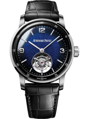 CODE 11.59 Tourbillon Selfwinding White Gold / Blue Aventurine d'Occasion