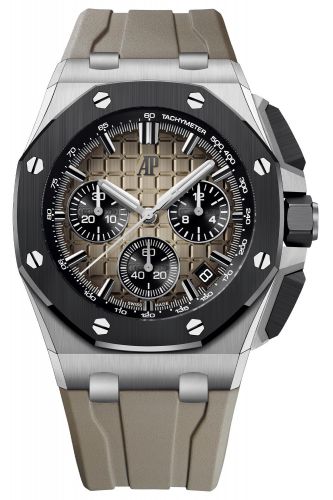 Royal Oak Offshore 43 Stainless Steel / Ceramic / Taupe