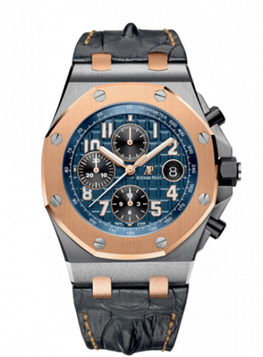 Royal Oak Offshore 26471 Stainless Steel / Pink Gold / Bucherer Blue Editions