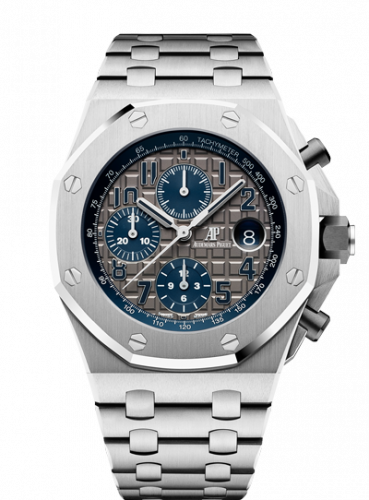 Royal Oak OffShore 42 Chronograph Titanium / Grey / Bracelet / QE II Cup
