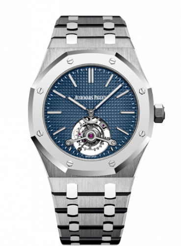 Royal Oak Ultra Thin Tourbillon Titanium / Platinum / Blue