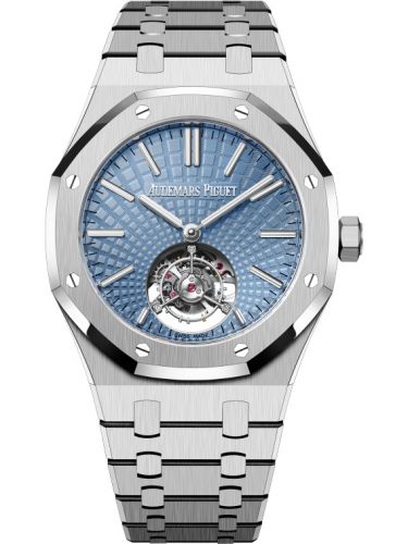 Royal Oak Self-Winding Flying Tourbillon Platinum / Ice Blue