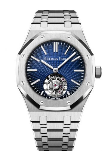 Royal Oak Self-Winding Flying Tourbillon Stainless Steel / Blue
