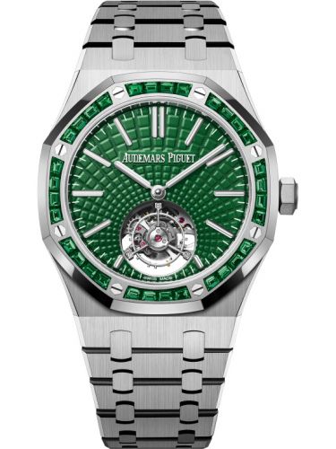 Royal Oak Self-Winding Flying Tourbillon Titanium / Emerald / Green