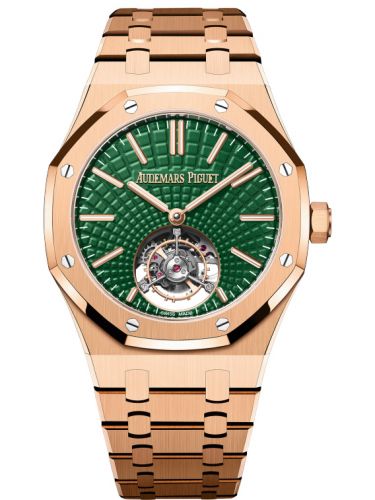 Royal Oak Self-Winding Flying Tourbillon Pink Gold / Green